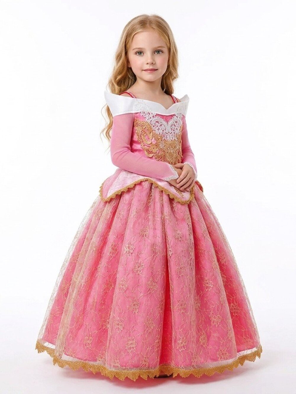 Pink Princess Dress Set with Tiara set - Picture 7 of 10